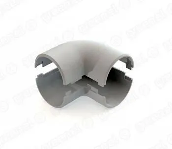 Поворот разъемный (угол) для труб D16мм (40/1800шт)