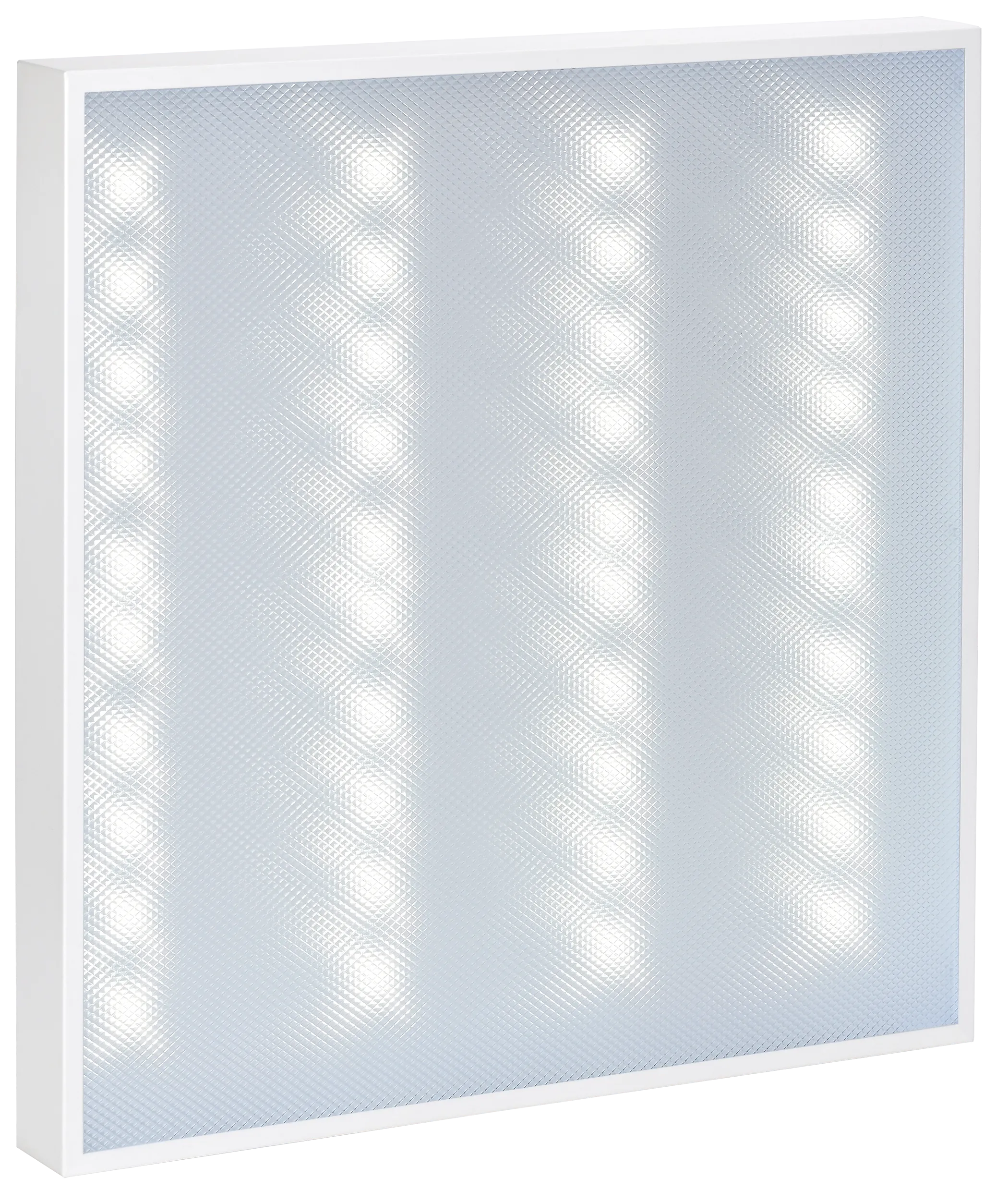 LIGHTING PRO Светильник светодиодный ДВО 1001 40Вт 6500К IP40 595х595мм призма IEK - Фото 2