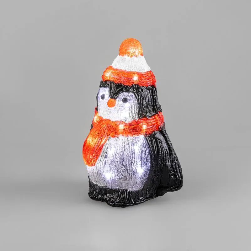 Акриловая светодиодная фигура Пингвиненок 19х14,5х25 см, 20 светодиодов, батарейки 2хAA (не входят в комплект) NEON-NIGHT