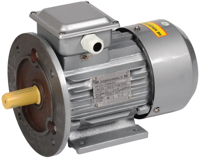 Электродвигатель асинхронный трехфазный АИР 80B2 380В 2,2кВт 3000об/мин 2081 DRIVE IEK