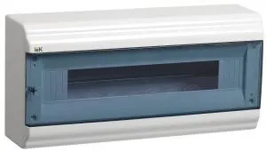 PRIME Корпус пластиковый ЩРН-П-18 модулей навесной белый IP41 IEK MKP82-N-18-41-10