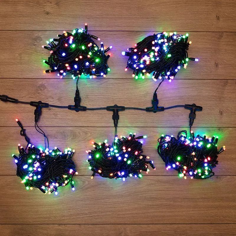 Гирлянда LED ClipLight 24V, 5 нитей по 20 метров, цвет диодов Мульти 323-509
