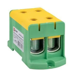 Клемма двойная КСВ 35-150 желто-зеленая EKF kvs2-35-150-y-green
