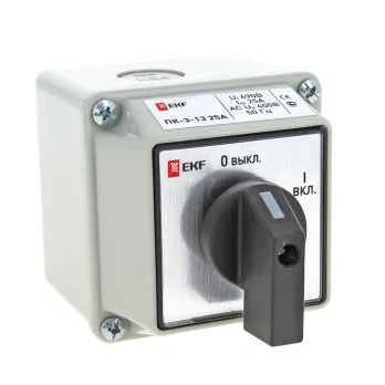 ПК-3-13 63А 3P "ВКЛ-ВЫКЛ" IP54 EKF