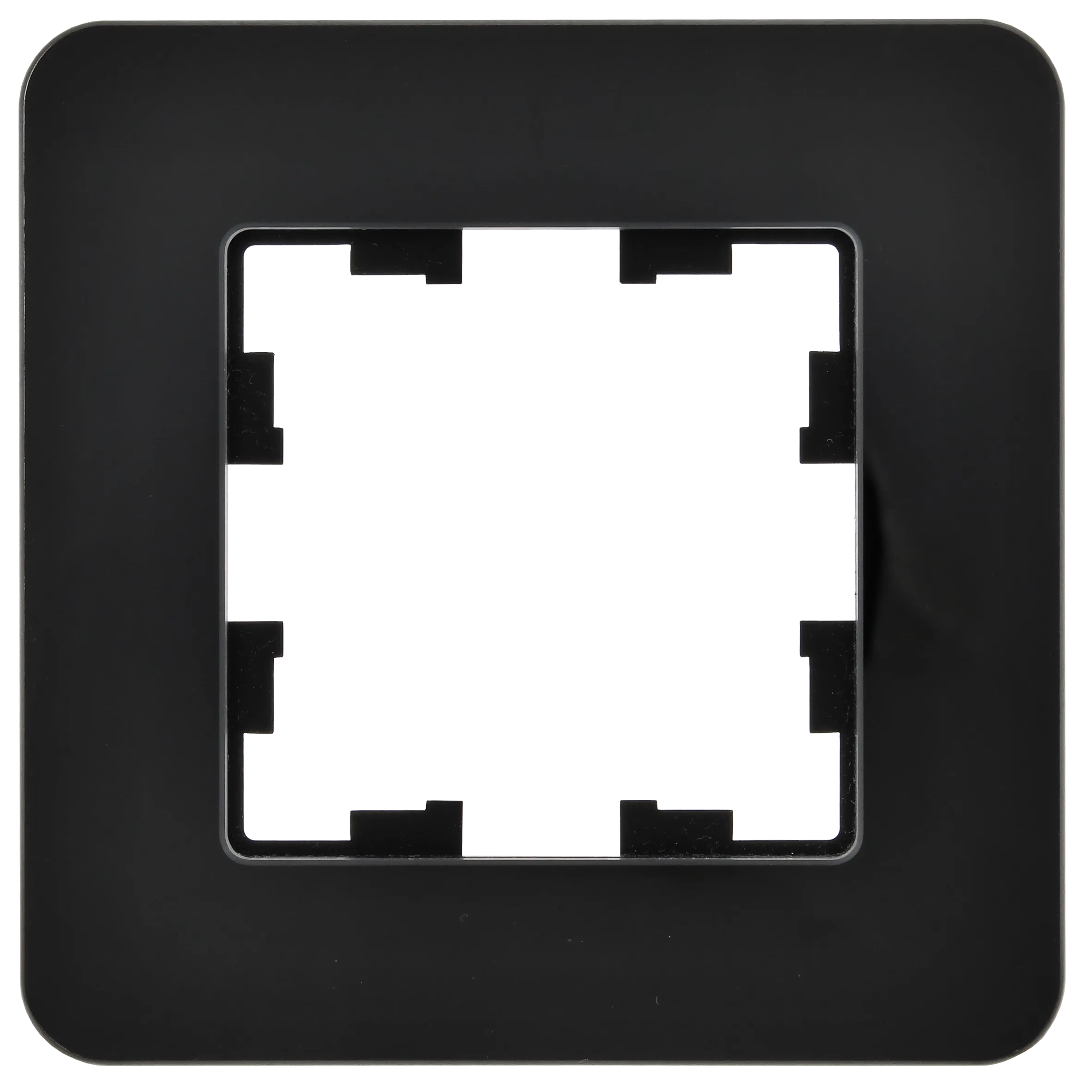 BRITE Рамка 1-местная РУ-1-2-Бр стекло черный RE IEK - Фото 4