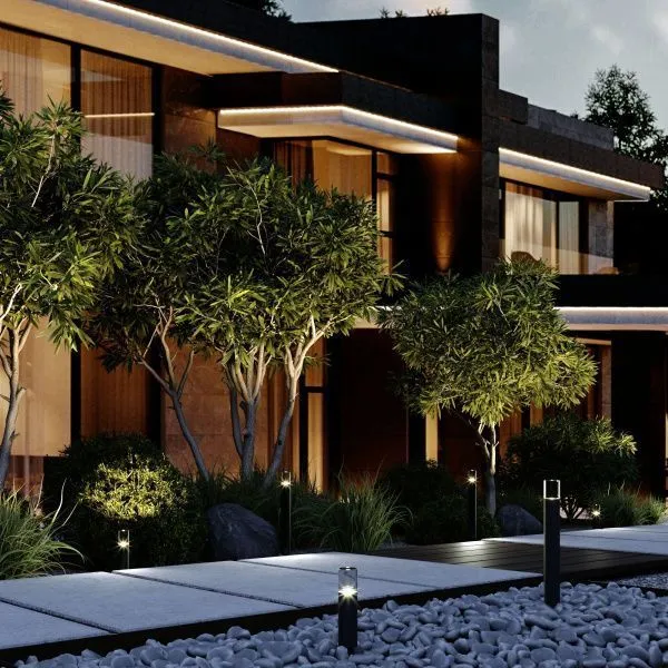 Светильник садово-парковый светодиодный Hidden черный 35166/F черный Elektrostandard - Фото 2