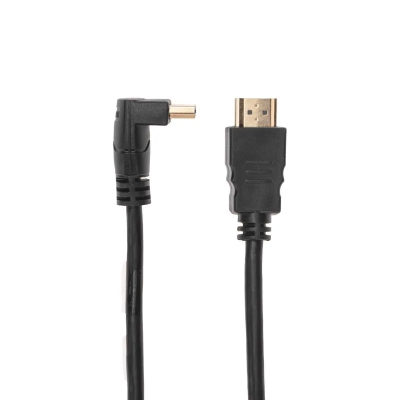 Кабель HDMI - HDMI 1.4, 3м, Gold, угловой PROconnect - Фото 2
