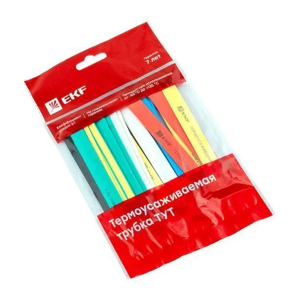ТУТ нг 16/8 набор:7 цветов по 3шт. 100мм. EKF