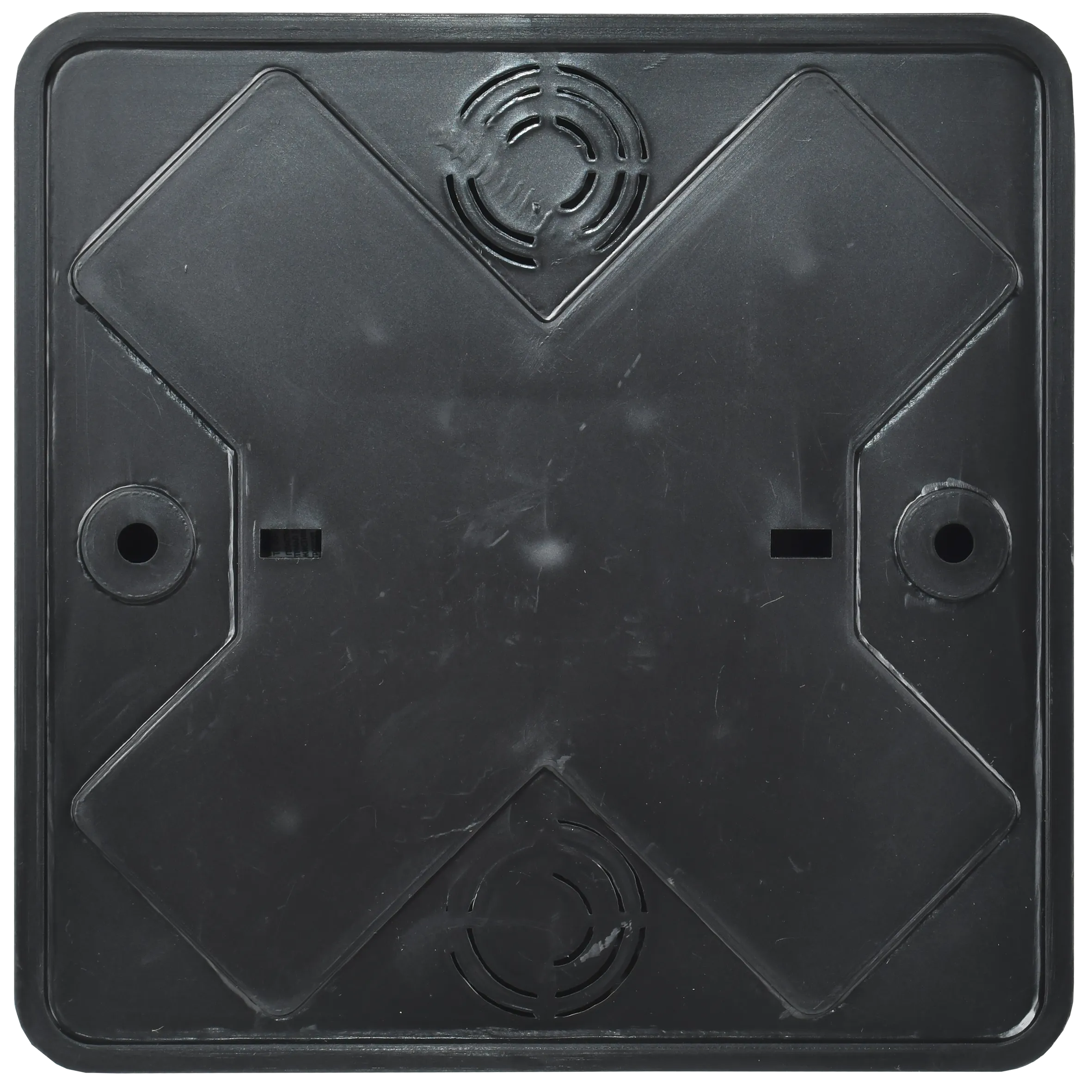 Коробка распаячная КМ для открытой проводки безгалогенная (HF) 100х100х29мм черная (RAL 9005) IEK - Фото 4