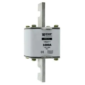 Плавкая вставка ППН-41 1250/630А габарит 4 EKF fus-41/1250/630