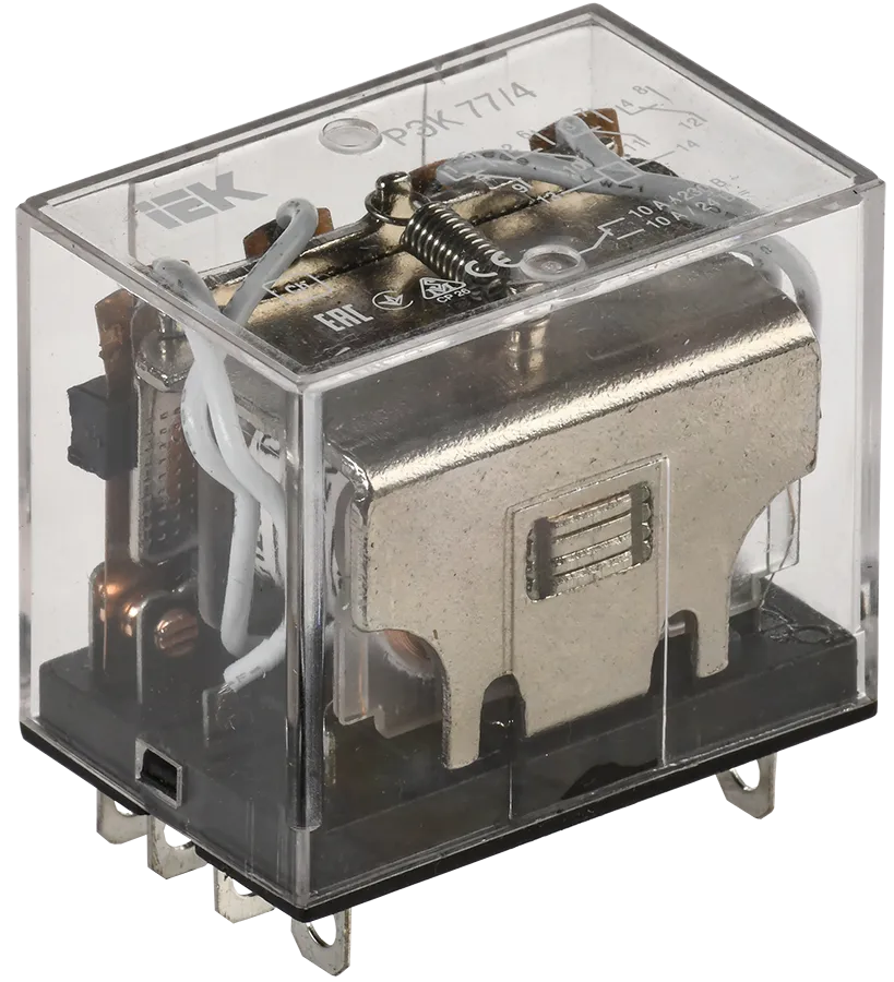 Реле РЭК77/4(LY4) 10А 12В DC IEK