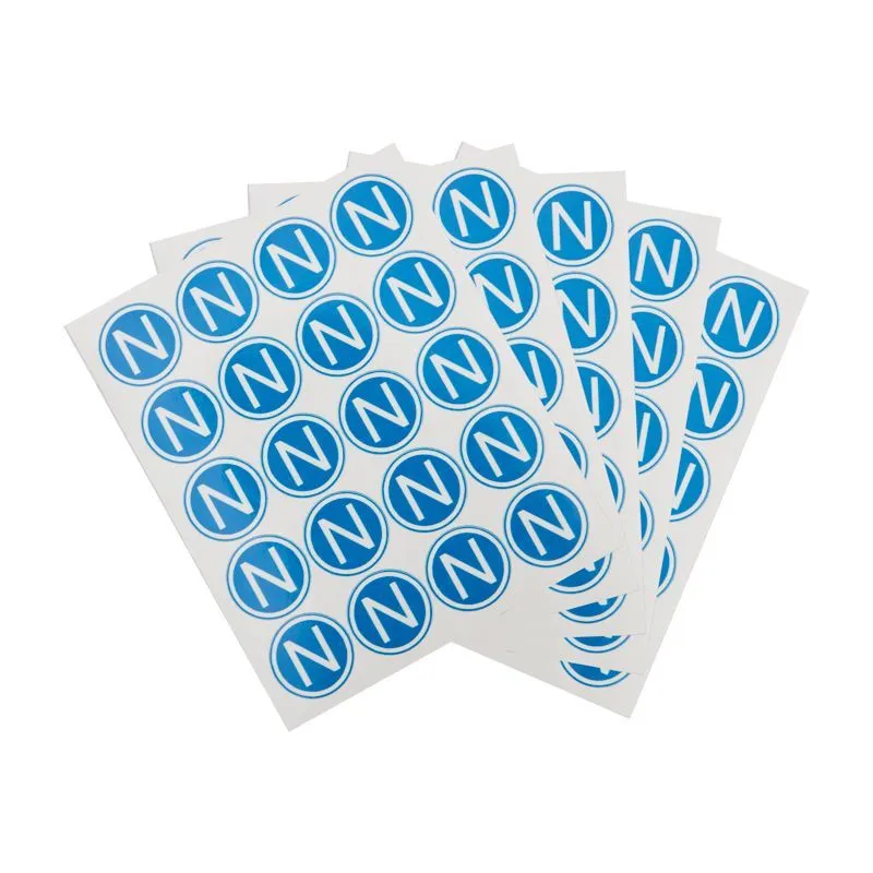 Наклейка знак электробезопасности «N», диаметр 20мм (20 шт. на листе) REXANT 56-0059