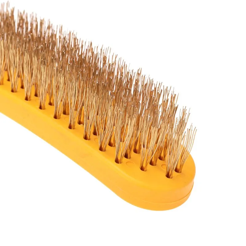 Щетка по металлу с пластиковой ручкой 6 ряд. 260 мм Kranz - Фото 2