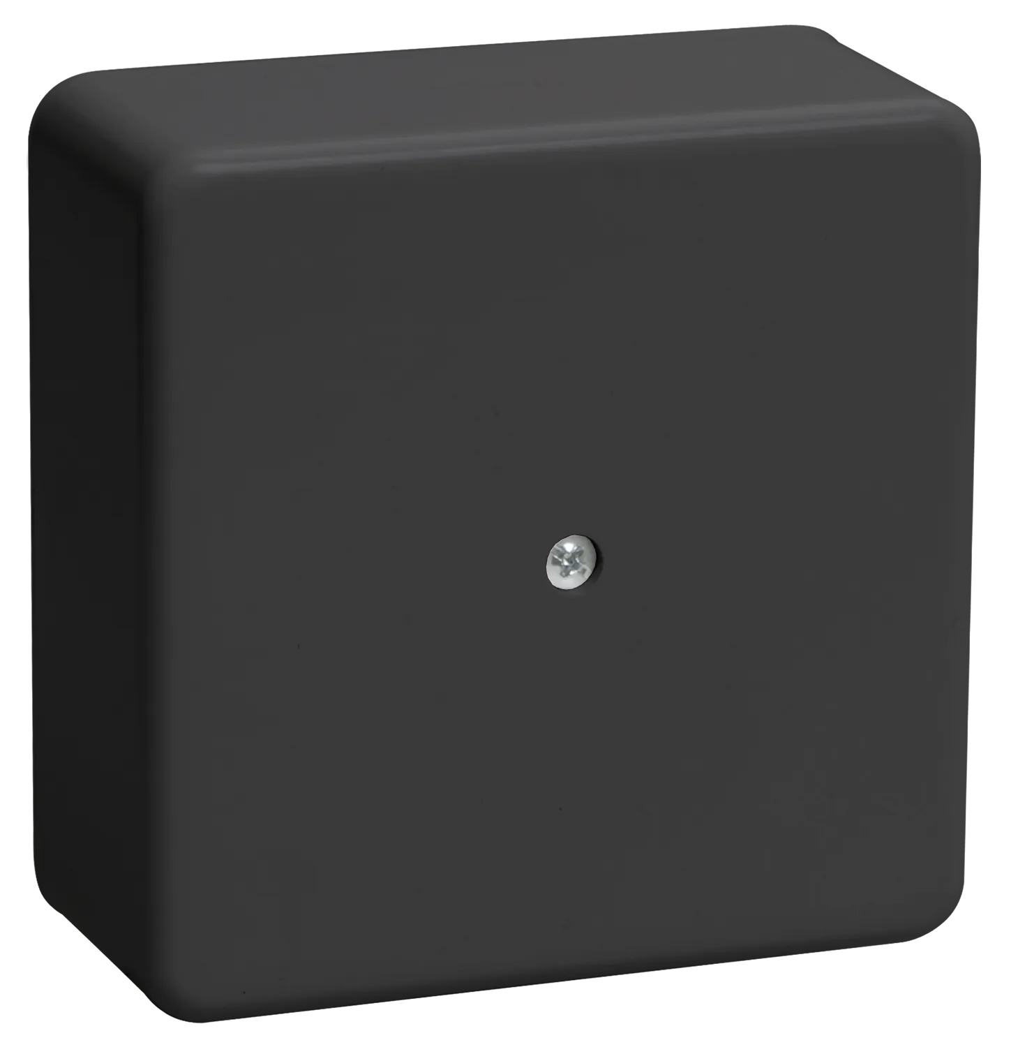 Коробка распаячная КМ для открытой проводки безгалогенная (HF) 100х100х29мм черная (RAL 9005) IEK UKO10-100-100-029-K02-E