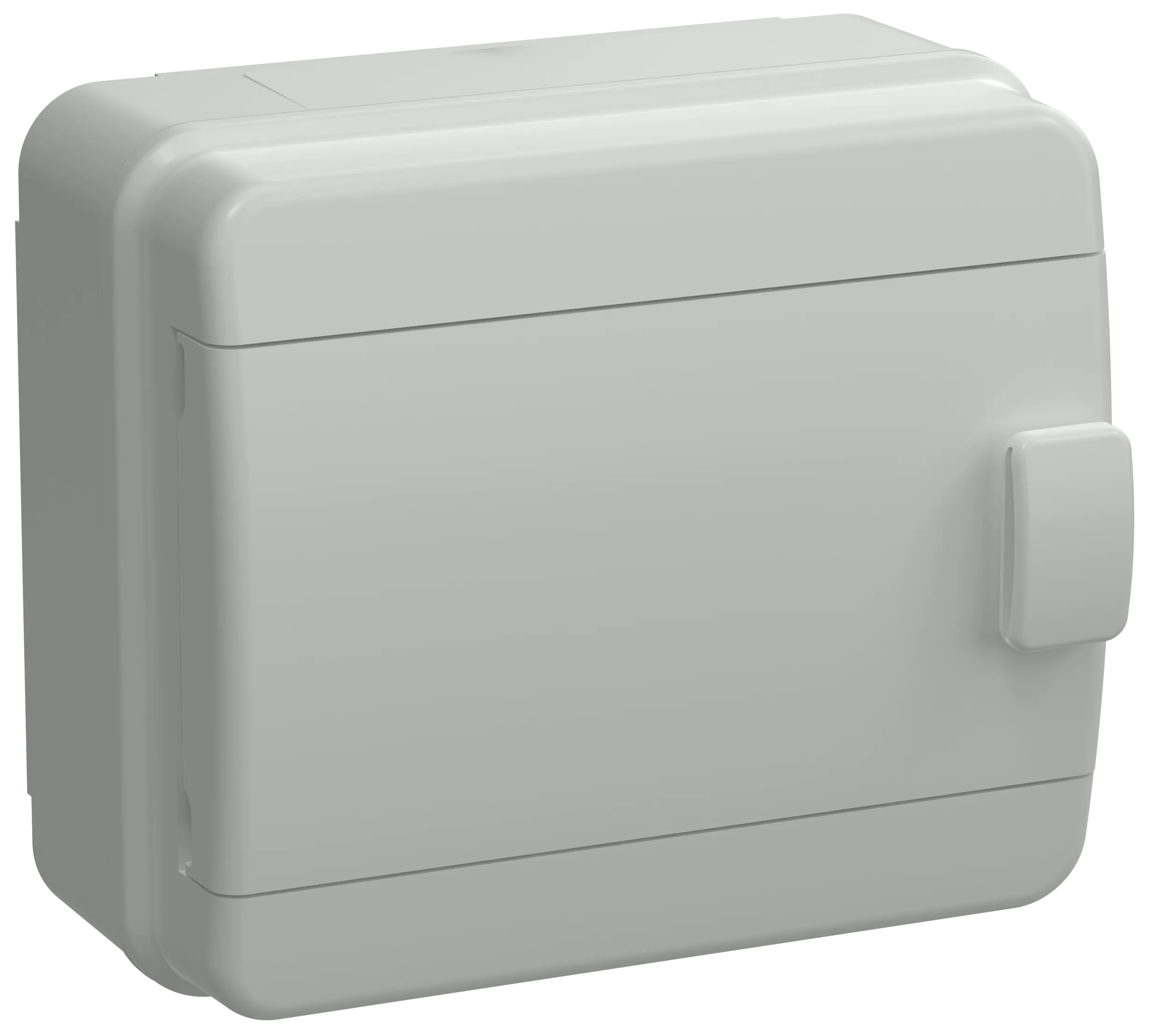 TEKFOR Корпус пластиковый КМПн-8 IP65 серая непрозрачная дверь IEK TF5-KP73-N-08-65-K03-K03