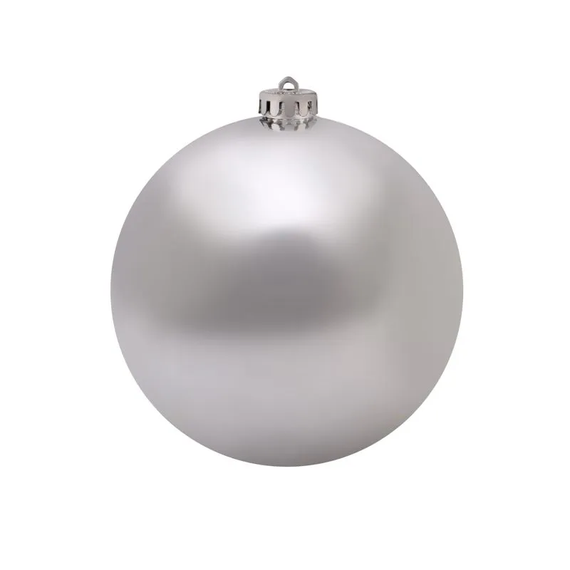 Елочная фигура Шар 15 см, цвет серебряный глянцевый 502-025
