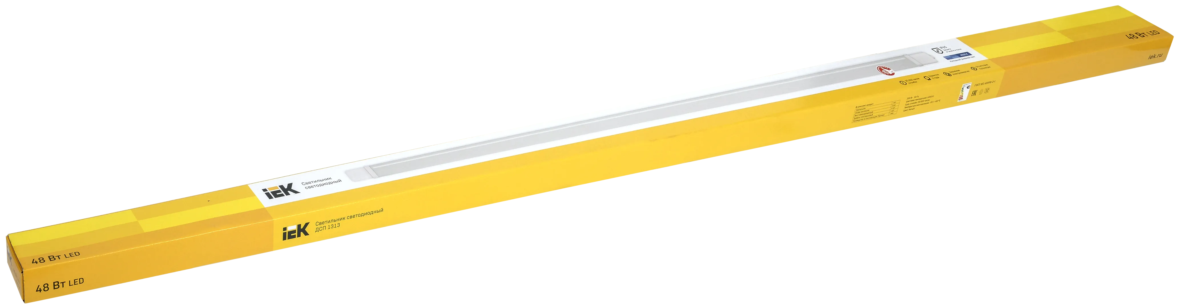 Светильник ДСП 1313 48Вт 6500К IP65 белый пластик IEK - Фото 2