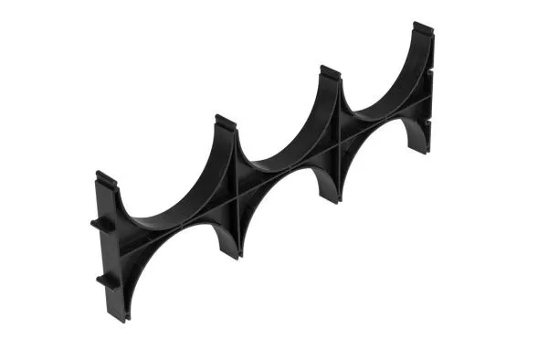 Кластер тройной, двухсторонний для двустенных труб d90 мм Промрукав