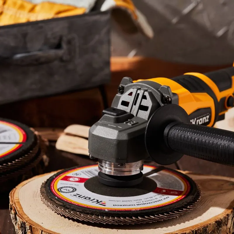 Круг лепестковый торцевой, P80, 150х22,2мм KRANZ - Фото 4