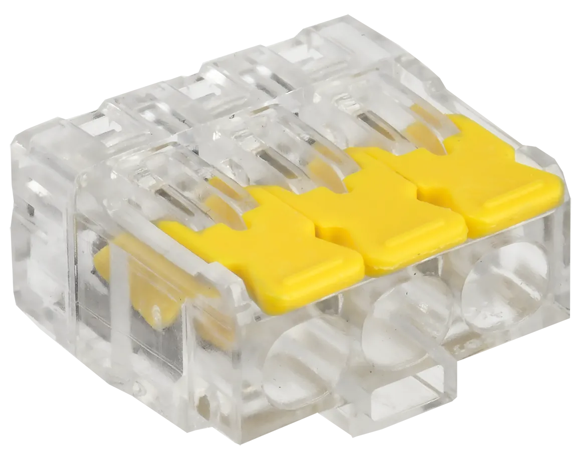 Строительно-монтажная клемма СМК 228-413 (100шт/упак) IEK