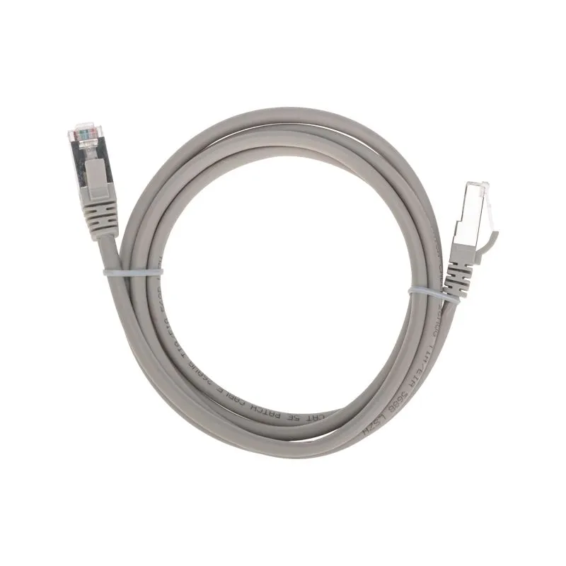 Патч-корд F/UTP, CAT 5e, RJ45-RJ45, 26AWG, LSZH, серый, 1,5м REXANT