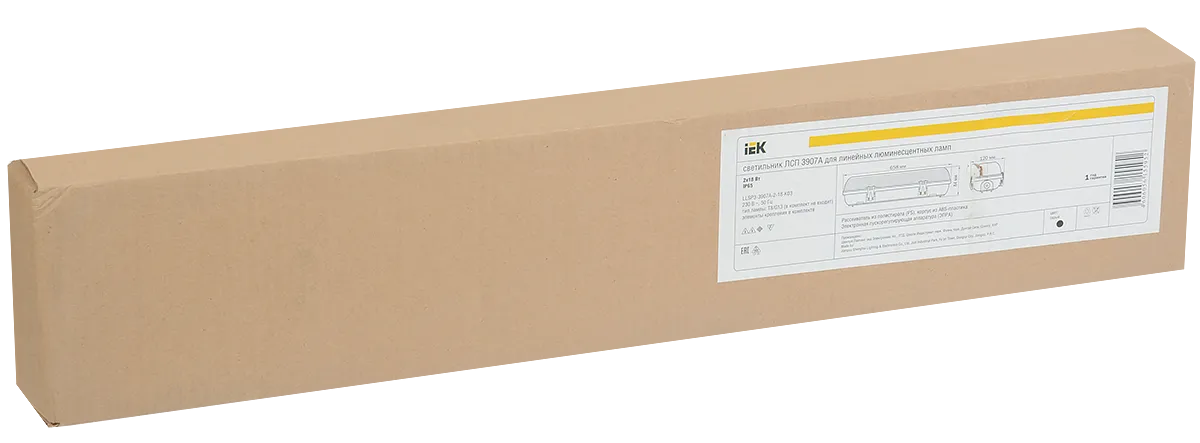 Светильник ЛСП3907A ЭПРА 2х18Вт IP65 IEK - Фото 2