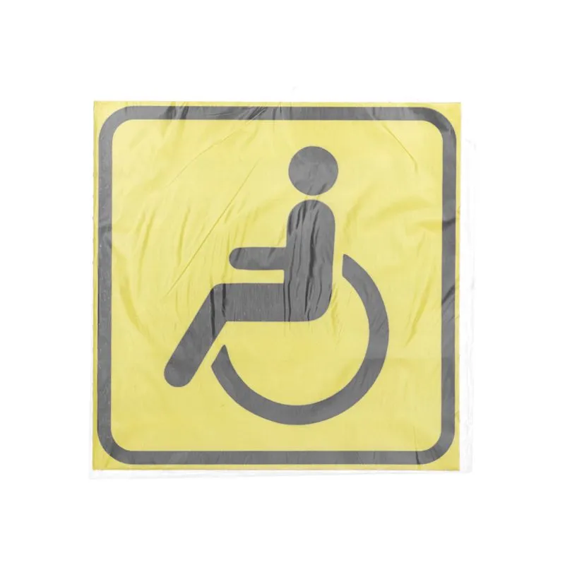 Наклейка  автомобильная "Инвалид " 150*150 мм - Фото 3