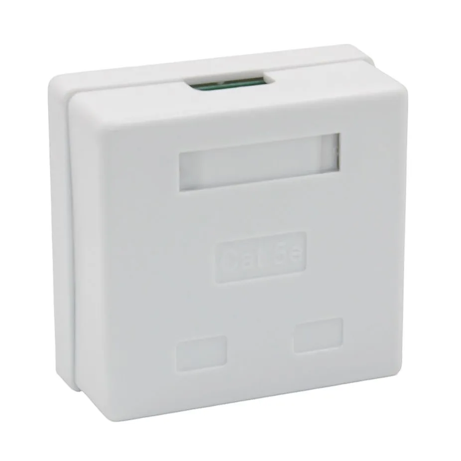 Розетка компьютерная внешняя 2-порта, UTP RJ-45 (8P8C), CAT 5e - Фото 4