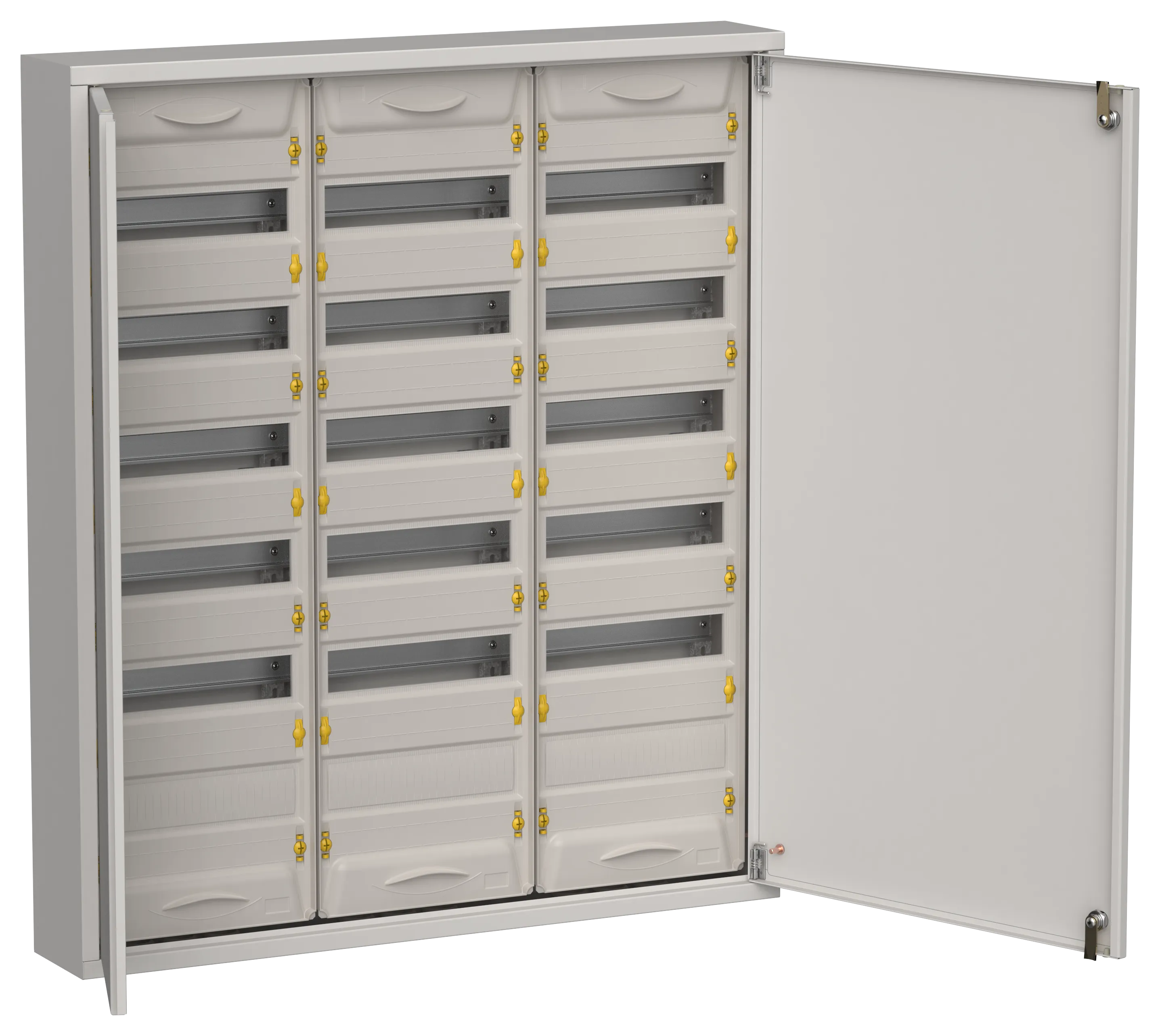 TITAN 5 Корпус металлический ЩРн-216 (3х72) 960х830х140мм IP31 серый (две двери) IEK