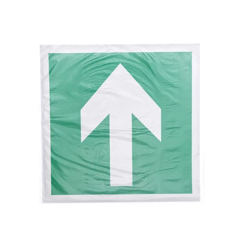 Наклейка эвакуационный знак "Направляющая стрелка"200*200 мм Rexant - Фото 3