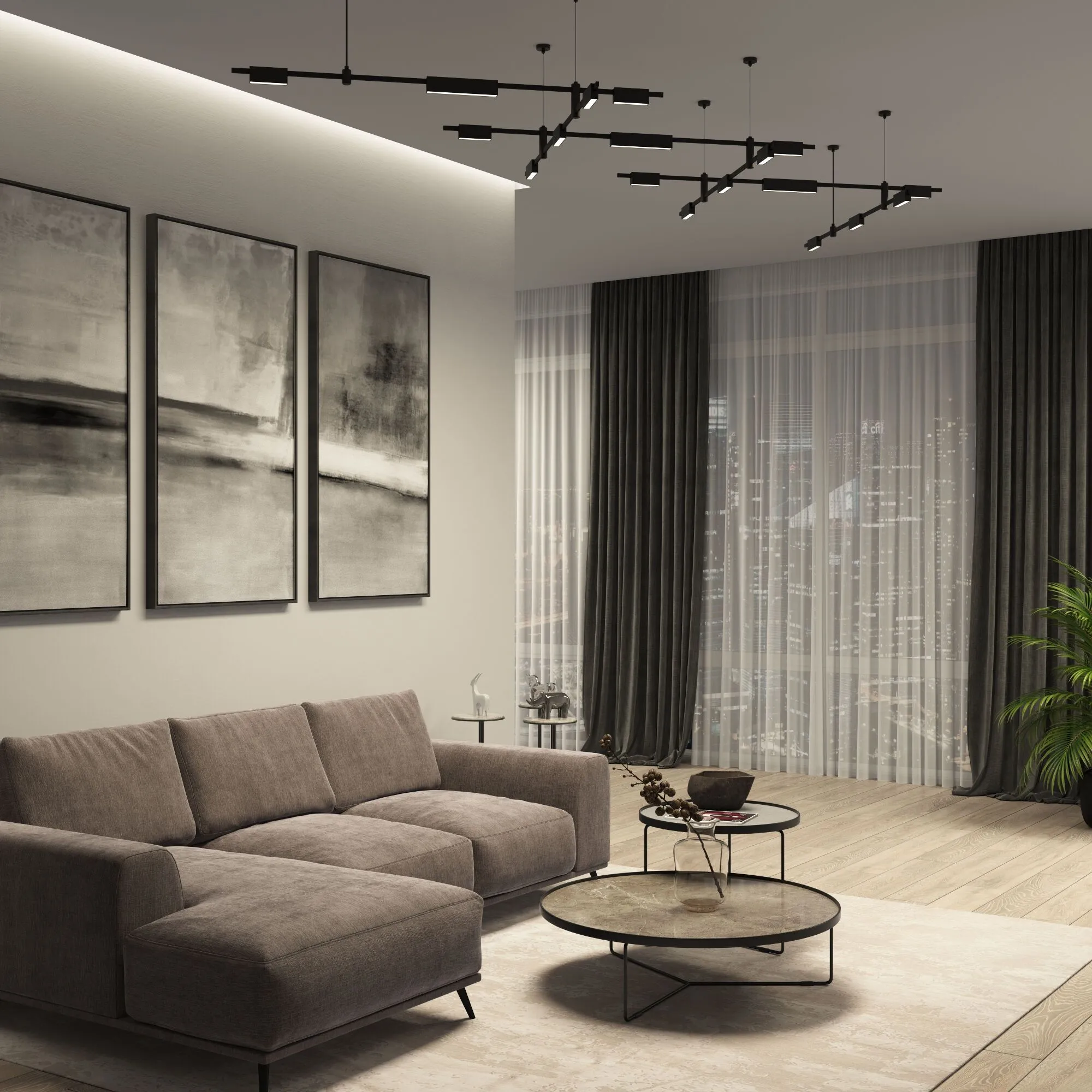 Esthetic Magnetic Трековый светильник 6W 3000K (чёрный) 85122/01 - Фото 7