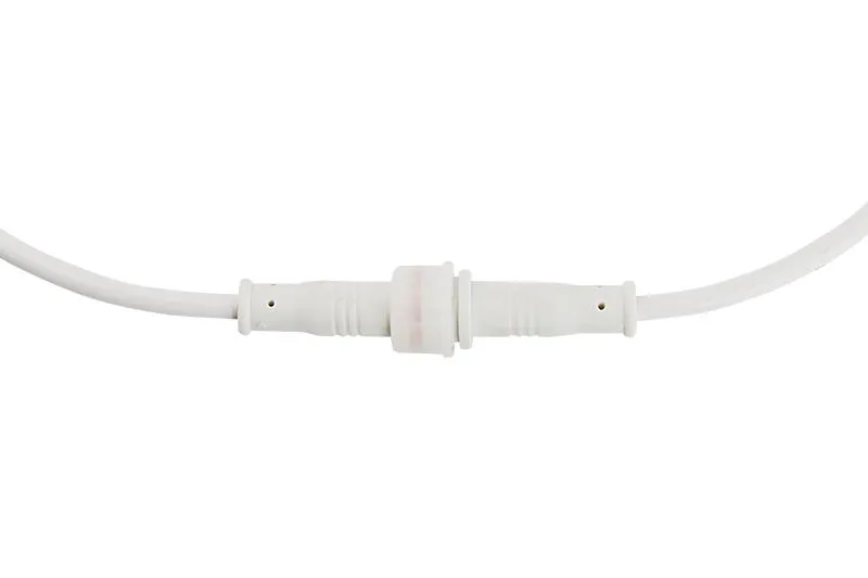 Соединительный кабель (2pin) герметичный (IP67) 2х0.35 мм² белый REXANT - Фото 3