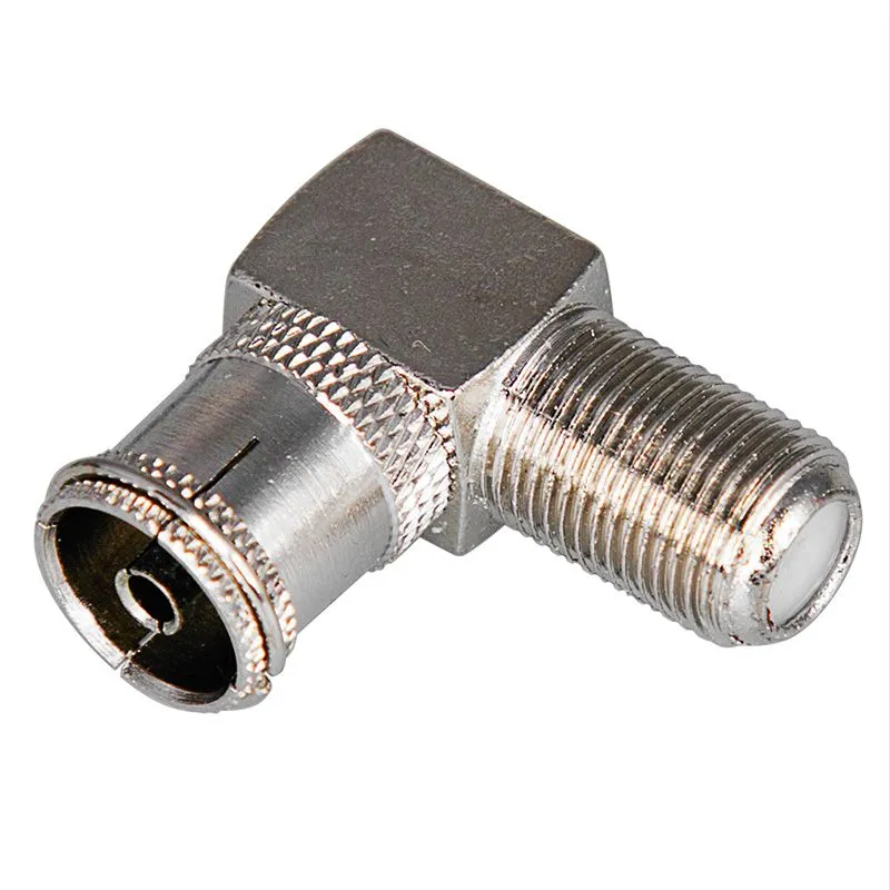 Переходник антенный, (гнездо F - гнездо TV), угловой, 1 шт. REXANT - Фото 4