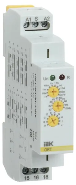 Реле времени ORT многофункциональное 1 контакт 230В AC IEK ORT-M1-AC230V