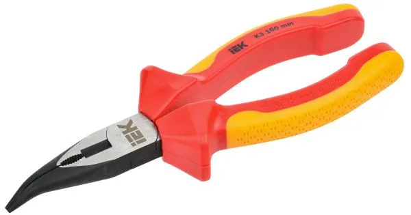ARMA2L 3 Тонкогубцы изогнутые диэлектрические 160мм K3 IEK A2L3-BN20-K3-160