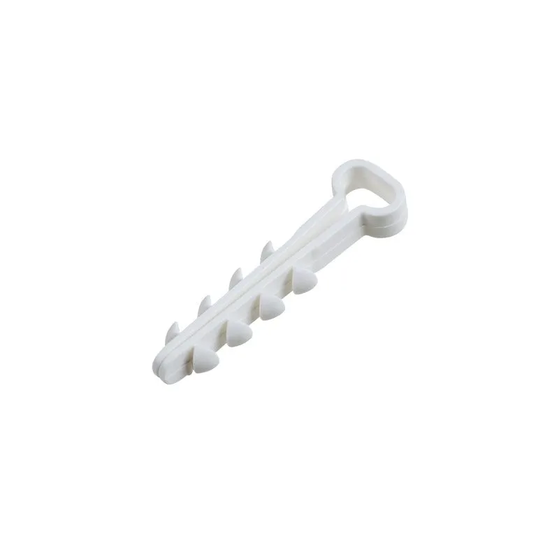 Дюбель-хомут 5-8мм, прямоугольный, белый (100 шт/уп) REXANT 07-4608