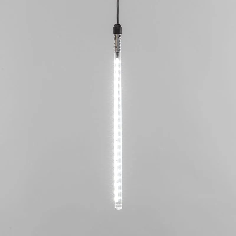 Гирлянда Тающие сосульки комплект 10 шт. х 30см, шаг 100см, 420 LED БЕЛЫЙ, черный каучук, IP65, 24В, соединяется NEON-NIGHT - Фото 2