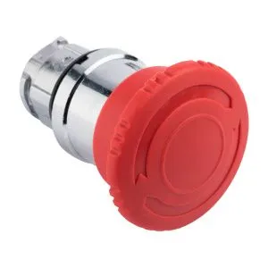Исполнительный механизм кнопки XB4 "Грибок" красный поворотный с фиксацией без подсветки XB4BSF-R
