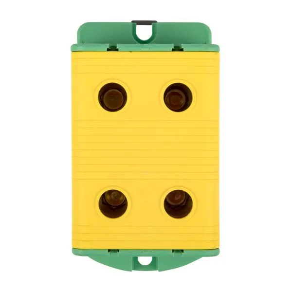 Клемма двойная КСВ 35-150 желто-зеленая EKF - Фото 7