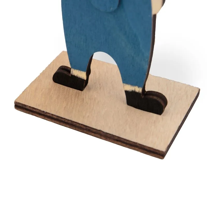 Деревянная фигурка Гномик-бородач 7x4,5x18 см NEON-NIGHT - Фото 5