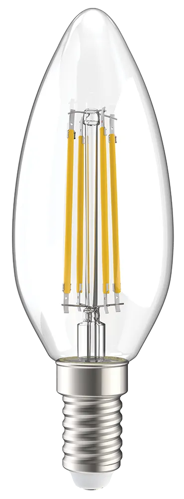 Лампа светодиодная C35 свеча прозрачная 5Вт 230В 3000К E14 серия 360° IEK