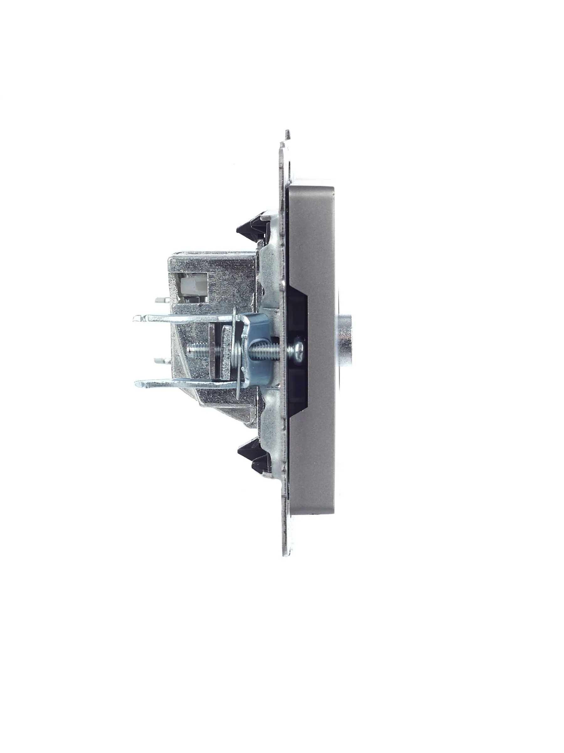 BRITE Розетка TV оконечная РТВ11-0-БрС сталь IEK - Фото 2