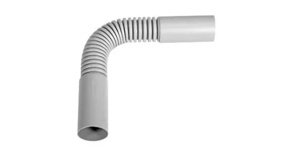 Соединитель к трубе гибкий атмосферостойкий д.40мм (ПВХ) (20шт/уп) БЕЛЫЙ