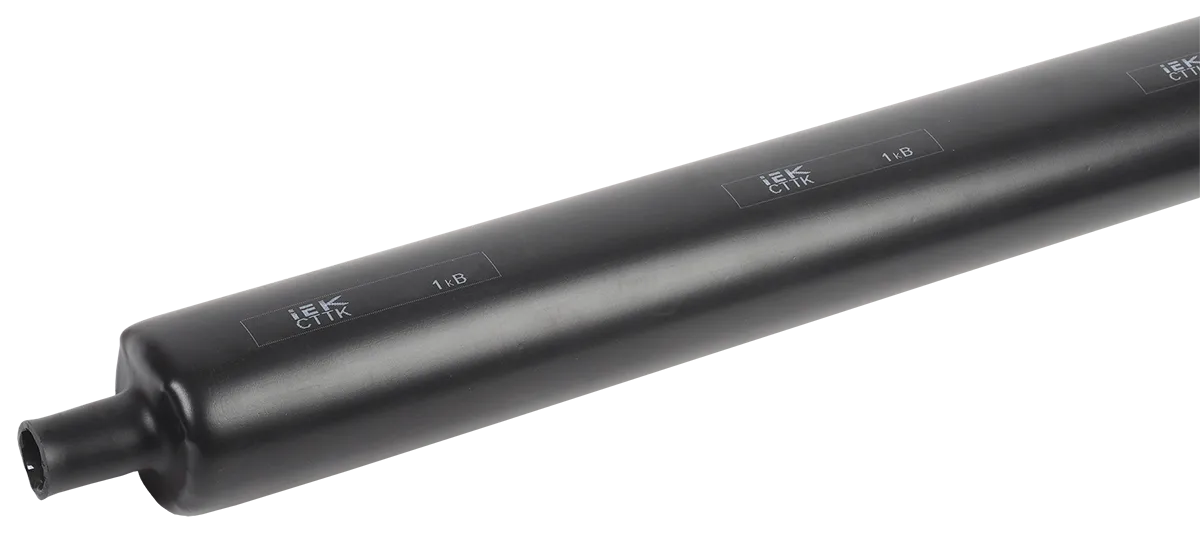 Трубка термоусаживаемая СТТК 95/29 3:1 черная с клеем 1м IEK