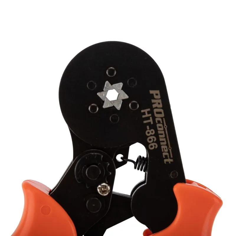 Кримпер HT-866 для обжима штыревых наконечников 0,25-6,0мм² PROconnect - Фото 5