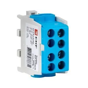 Клемма распределительная КСР с двойным винтом 2x25/2x16 cиняя EKF ksr-2.25-2.16-blue