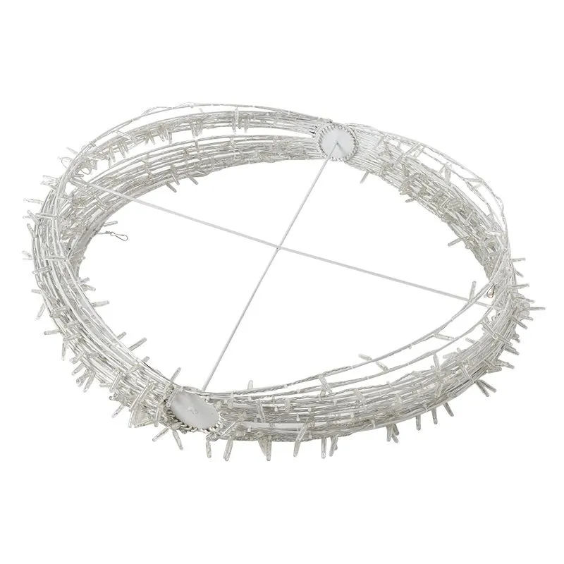 Шар светодиодный 230V, диаметр 80 см, 450 светодиодов, эффект мерцания, цвет белый NEON-NIGHT - Фото 4