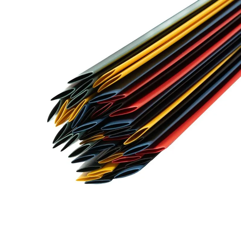 Набор термоусаживаемых трубок ТУТ нг 8,0/4,0мм, пять цветов, упаковка 50 шт. по 1м REXANT - Фото 4