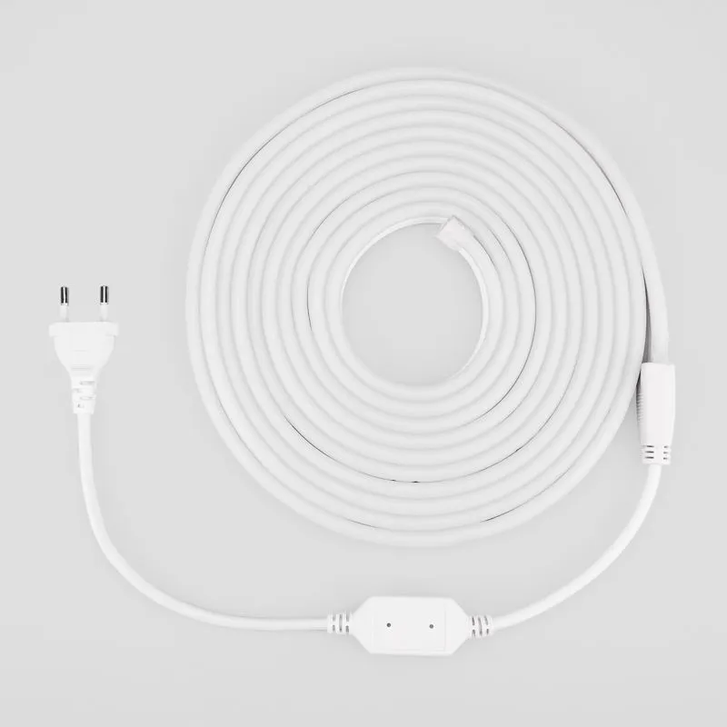 Гибкий неон LED SMD 8х16 мм, односторонний, теплый белый, 120 LED/м, 5 м - Фото 3