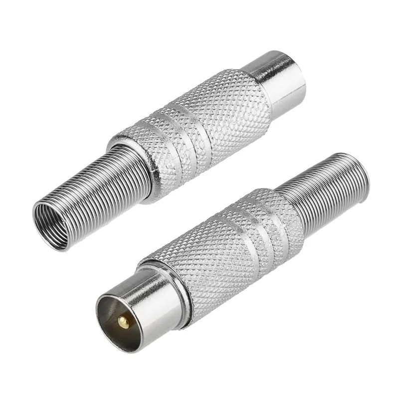 Разъем антенный, штекер TV с пружиной, RG-6, 1 шт. REXANT